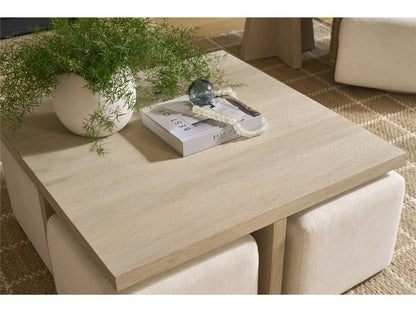 Dockside Cocktail Table with Ottoman
