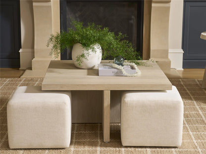 Dockside Cocktail Table with Ottoman