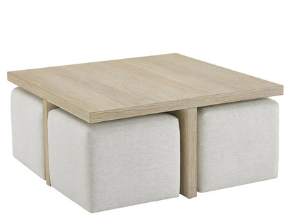 Dockside Cocktail Table with Ottoman