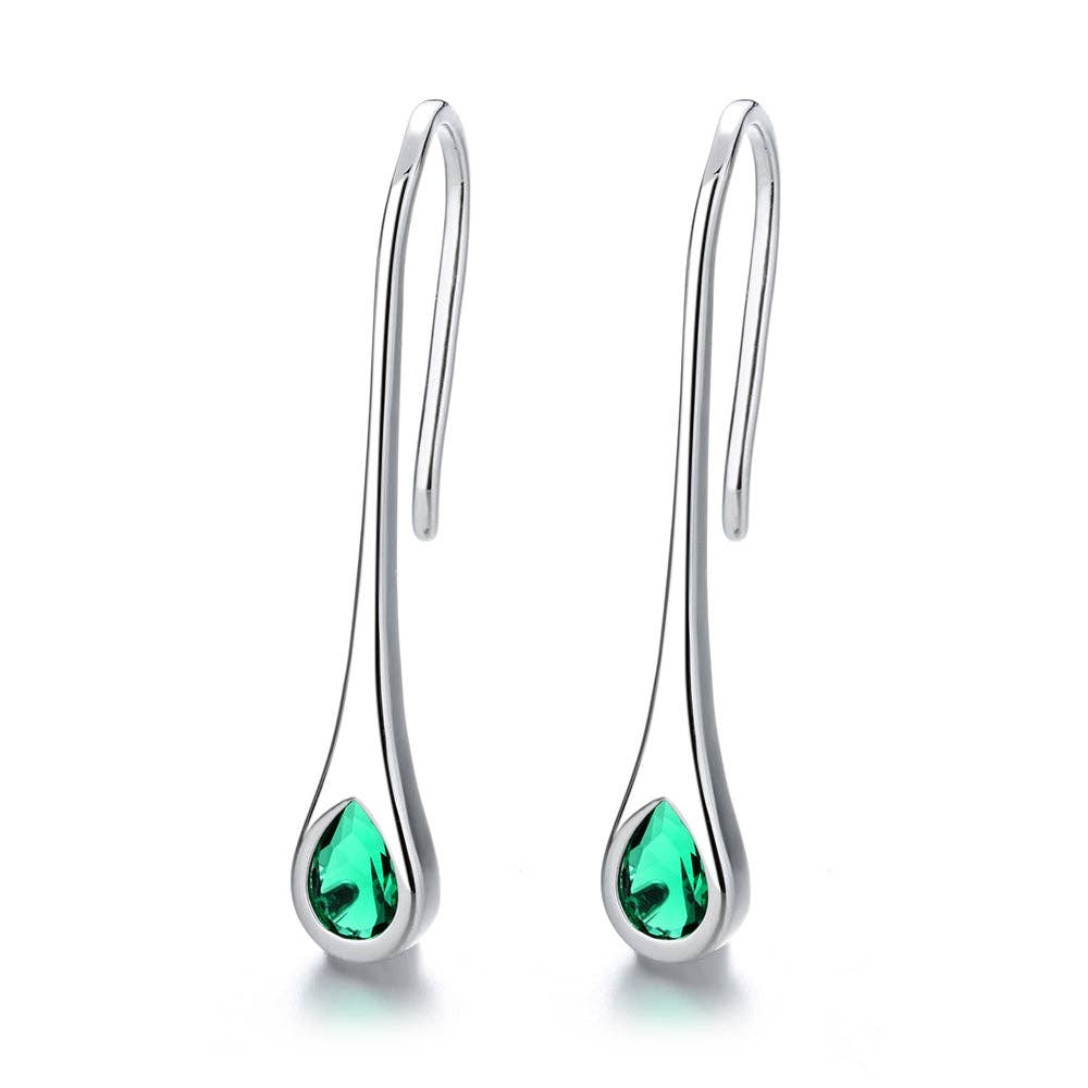 Silver Pull-through Earrings