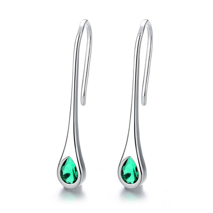 Silver Pull-through Earrings