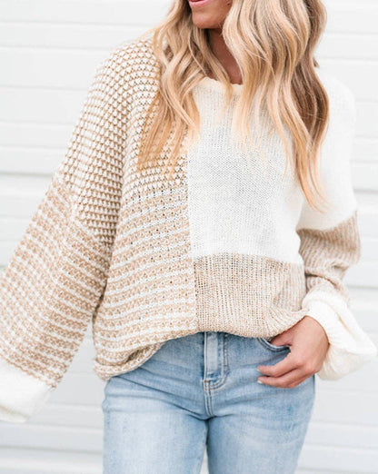 Knit Drop Shoulder Sweater