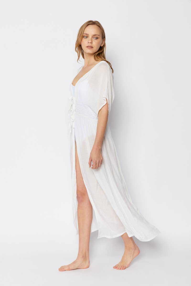 Swim cover up Long Caftan