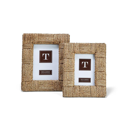 S/2 Sea Grass Photo Frame