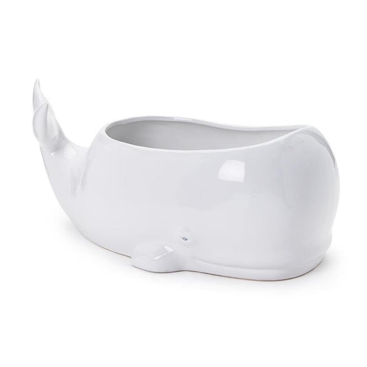 Two's Company Whale Planter