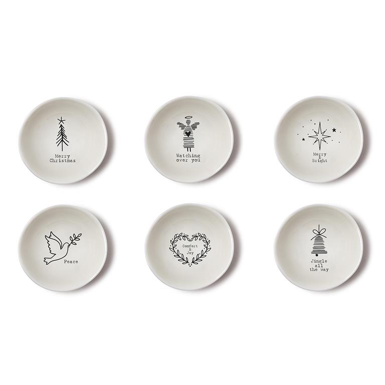 Two's Company Christmas Bowl