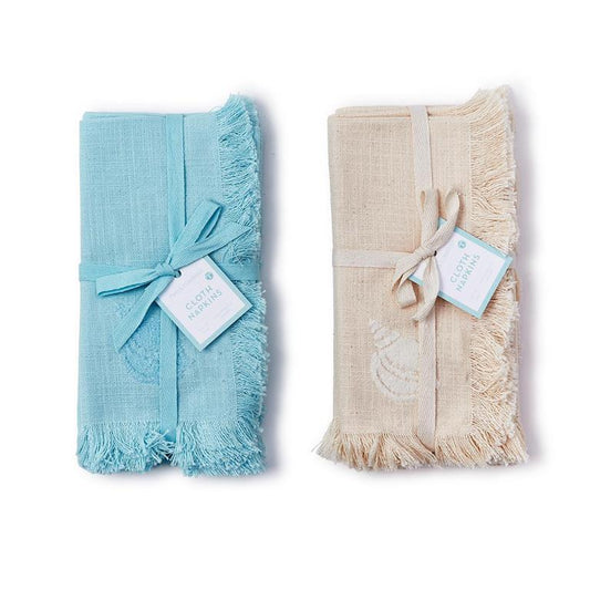 Two's Company Sea Shell Napkin A/2